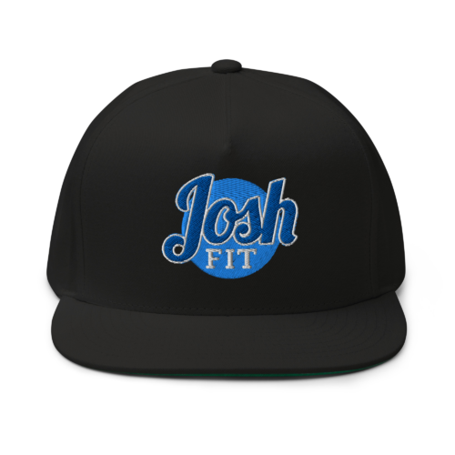 flat-bill-cap-black-front-6ab1ee9514a91.jpg JoshFit Flat Bill Cap