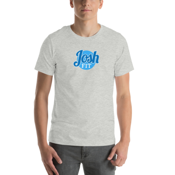 unisex-staple-t-shirt-athletic-heather-front-6aae6fe3f3f4b.webp JoshFit Classic T-Shirt