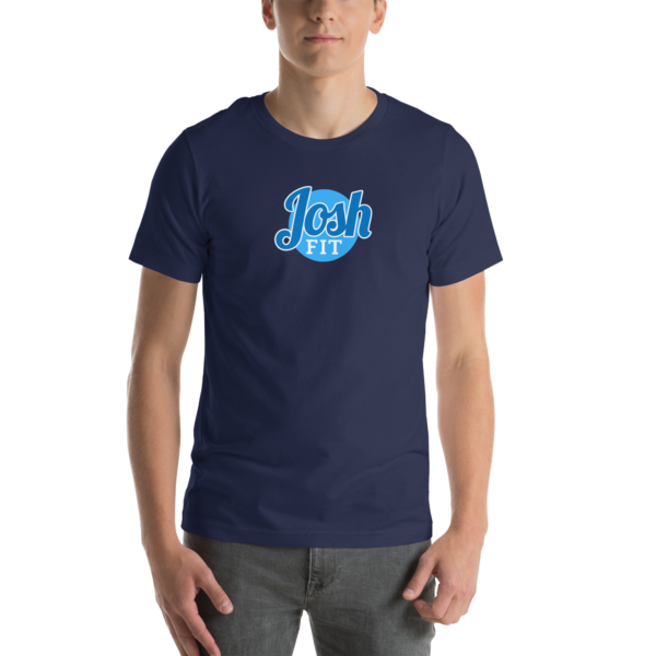 unisex-staple-t-shirt-navy-front-6aae6fe3df6f6.jpg JoshFit Classic T-Shirt