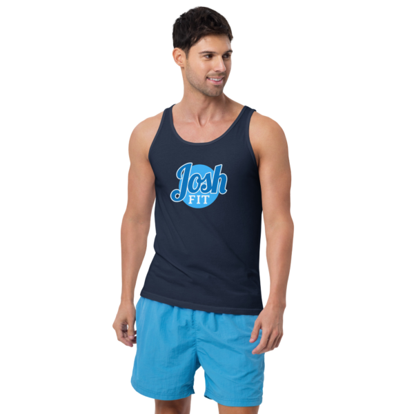 unisex-staple-tank-top-navy-front-6ab1860c03339.jpg JoshFit Classic Tank Top