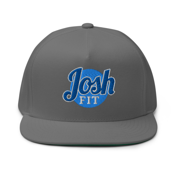 flat-bill-cap-grey-front-6ab1ee95158f7.jpg JoshFit Flat Bill Cap