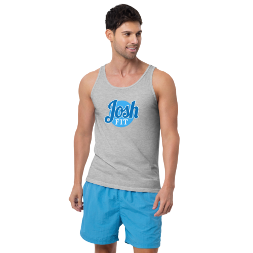 unisex-staple-tank-top-athletic-heather-front-6ab1860c02ee6.jpg JoshFit Classic Tank Top