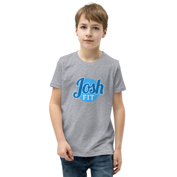 youth-staple-tee-athletic-heather-front-6ab1f224618a2.jpg JoshFit Youth Classic T-Shirt