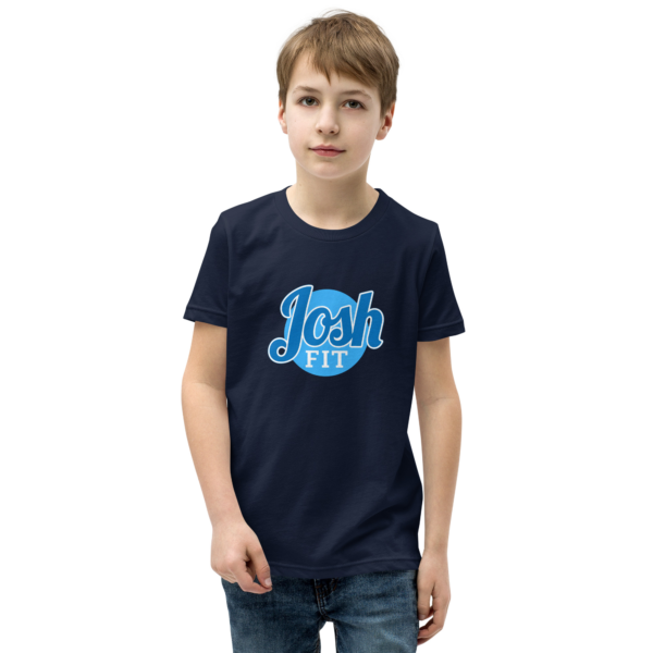 youth-staple-tee-navy-front-6ab1f22461cd9.jpg JoshFit Youth Classic T-Shirt